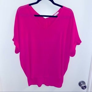 Lush Bright Pink Blouse